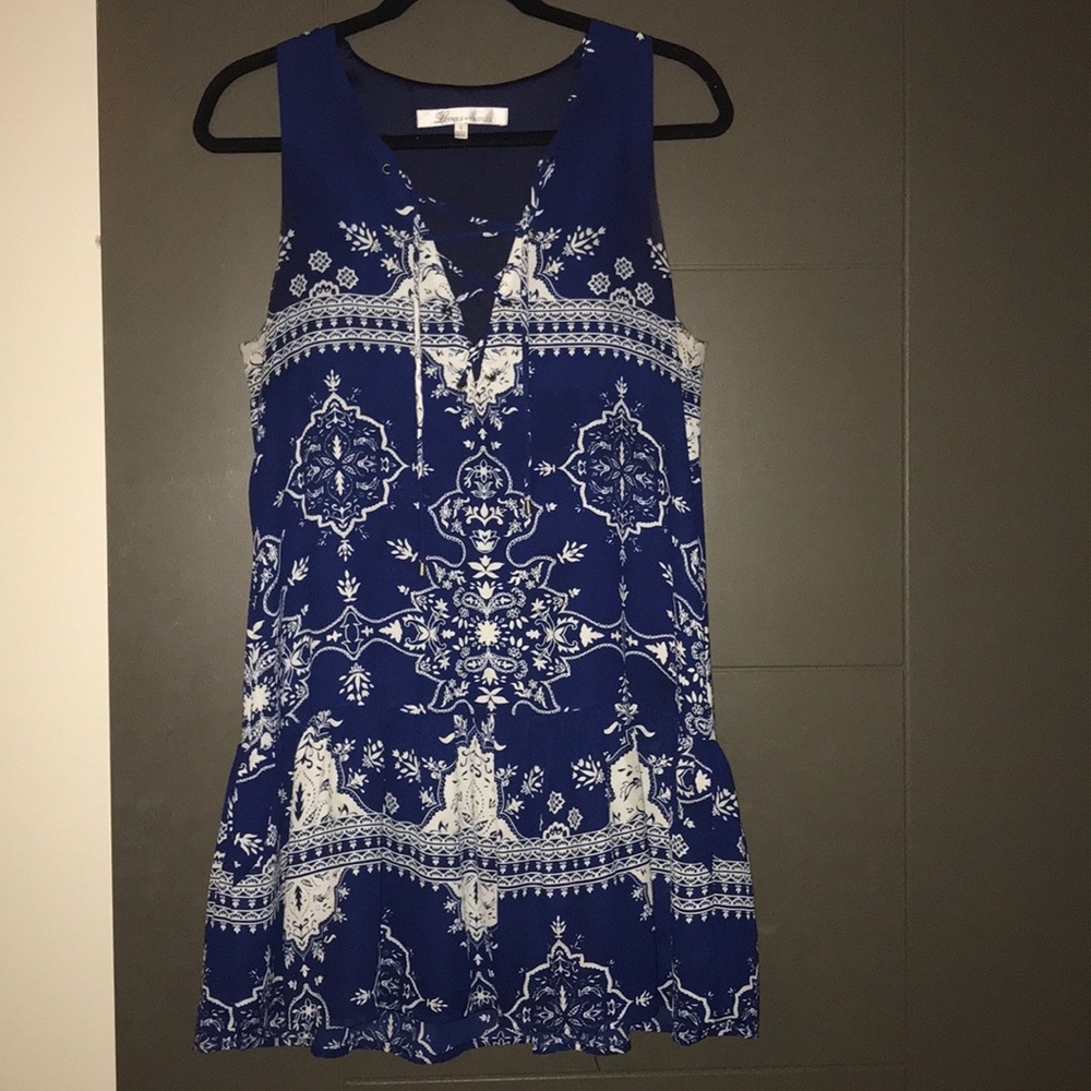 Lovers and Friends Blue Mini Dress